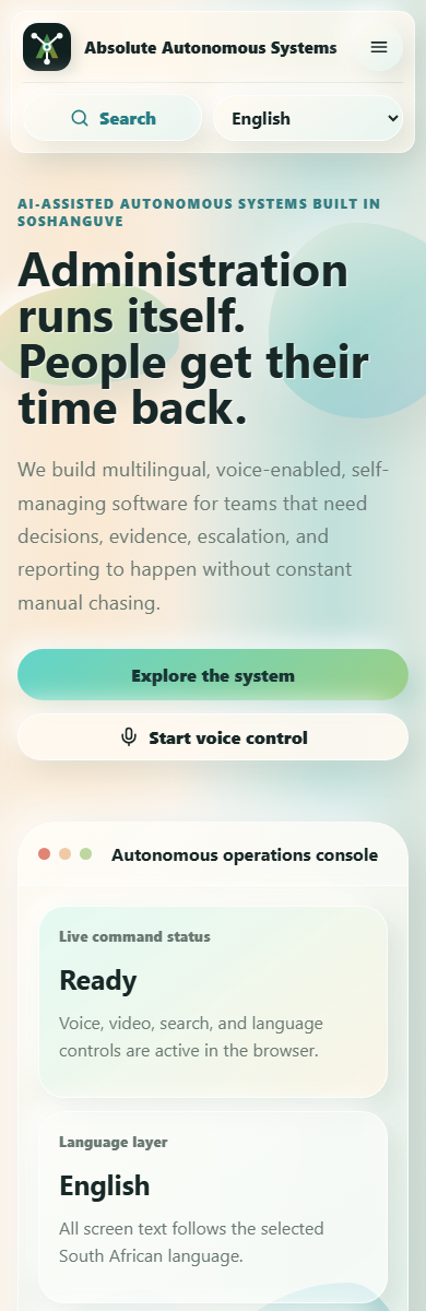 Mobile responsive view
